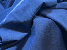 Load image into Gallery viewer, FF#179 Royal 98% Wool 2% Elastane Seersucker Remnant 90% Off!! 2x Available