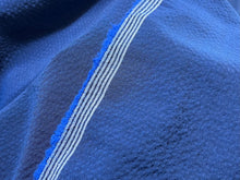 Load image into Gallery viewer, FF#179 Royal 98% Wool 2% Elastane Seersucker Remnant 90% Off!! 2x Available