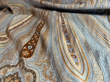 Load image into Gallery viewer, Cloud Blue Designer Dynasty 100% Cotton Velvet 75% off!!!   1/4 Metre Price