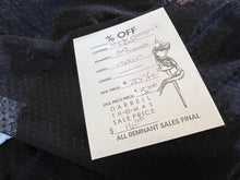 Load image into Gallery viewer, #1647 Black Pointe D'esprit 92% Polyester 8% Spandex Knit Remnant