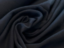 Load image into Gallery viewer, Navy Blue 68% Bamboo 28% cotton 4% spandex rib knit.  1/4 Metre Price