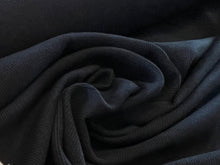 Load image into Gallery viewer, Navy Blue 68% Bamboo 28% cotton 4% spandex rib knit.  1/4 Metre Price