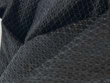 Load image into Gallery viewer, Black Lightweight 100% Silk Matelasse  1/4 Metre Price