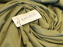 Load image into Gallery viewer, Cyprus Green 92% Bamboo 8% Spandex Knit.    1/4 Meter Price