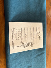 Load image into Gallery viewer, #1649 Cobalt 48% Polyester 48% Cotton 4% Spandex ribbing knit Remnant