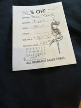Load image into Gallery viewer, #1651 Black Ribbing 96% Cotton 4% Spandex Remnant