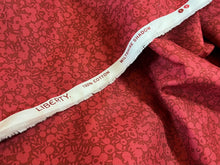 Load image into Gallery viewer, Liberty Cherry Wiltshire Shadow 100% Cotton.   1/4 Metre Price