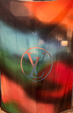 Load image into Gallery viewer, Designer Rainbow Radiant Scarf  100% Wool, Silk &amp; Cashmere  Shawl 75% Off Only 1x Available