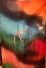 Load image into Gallery viewer, Designer Rainbow Radiant Scarf  100% Wool, Silk &amp; Cashmere  Shawl 75% Off Only 1x Available