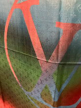 Load image into Gallery viewer, Designer Rainbow Radiant Scarf  100% Wool, Silk &amp; Cashmere  Shawl 75% Off Only 1x Available