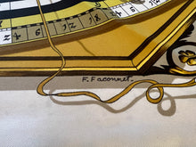 Load image into Gallery viewer, Vintage Astrologie Dies et Hore  100% Silk Scarf 50% off!  Only 1x Available