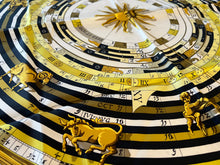 Load image into Gallery viewer, Vintage Astrologie Dies et Hore  100% Silk Scarf 50% off!  Only 1x Available