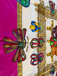 Vintage Les Rubans du Cheval 100% Silk Scarf 50% off!  Only 1x Available