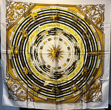 Load image into Gallery viewer, Vintage Astrologie Dies et Hore  100% Silk Scarf 50% off!  Only 1x Available
