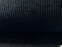 Load image into Gallery viewer, Black 94% Polyester 5% Rayon 1% Elastane Chenille  Price per METRE