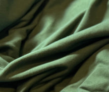 Load image into Gallery viewer, Fern Green Bamboo French Terry 67% Bamboo Rayon 28% Cotton 5% Spandex Knit    PRICE PER METRE