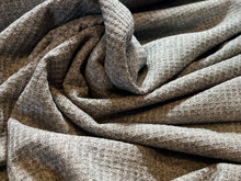 Load image into Gallery viewer, Grey Waffle Knit 96% Bamboo Rayon 4% Spandex Knit    PRICE PER METRE