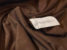 Load image into Gallery viewer, Milk Chocolate 95% Bamboo 5% Spandex Knit.    1/4 Meter Price
