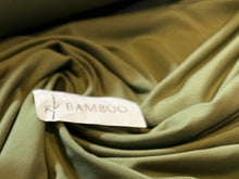 Load image into Gallery viewer, Lichen Green 95% Bamboo 5% Spandex Knit.    1/4 Meter Price
