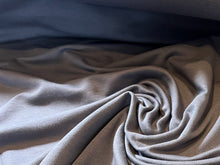 Load image into Gallery viewer, Grey Blue Bamboo French Terry 67% Bamboo Rayon 28% Cotton 5% Spandex Knit    PRICE PER METRE