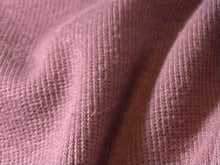 Load image into Gallery viewer, Dusty Rose 68% Bamboo 28% cotton 4% spandex rib knit.  1/4 Metre Price
