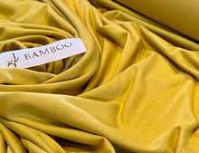 Load image into Gallery viewer, Lemon Tree 95% Bamboo 5% Spandex Knit.    1/4 Meter Price