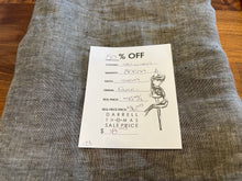 Load image into Gallery viewer, #1659 Designer Grey Mix 100% Linen Remnant