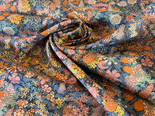 Load image into Gallery viewer, Blue Ciera Liberty of London 100% Cotton Tana Lawn   1/4 Meter Price