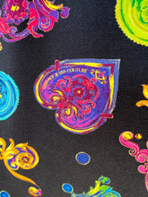 Load image into Gallery viewer, Designer Neon Paisley Viscose Knit.   1/4 Metre Price