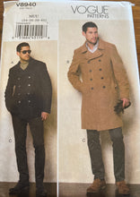 Load image into Gallery viewer, Vogue #8940 Men's Coat Size 40-42-44-46