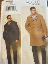 Load image into Gallery viewer, Vogue #8940 Men's Coat Size 40-42-44-46