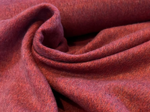 Luxurious Pink Blend 40% Wool 40% Alpaca 20% Nylon Coating  1/4 Metre Price
