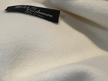 Load image into Gallery viewer, Exclusive Luxurious Ivory 60% Wool 40% Cashmere Coating  1/4 Metre Price