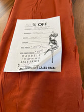 Load image into Gallery viewer, #1663 Burnt Orange 95% Bamboo 5% Spandex Remnant
