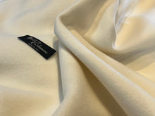 Load image into Gallery viewer, Exclusive Luxurious Ivory 60% Wool 40% Cashmere Coating  1/4 Metre Price
