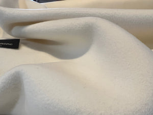 Exclusive Luxurious Ivory 60% Wool 40% Cashmere Coating  1/4 Metre Price