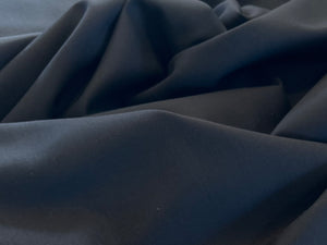 9 oz. Black 100% Cotton Denim Twill    1/4 Metre Price