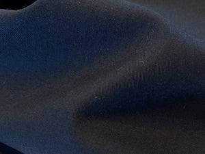 9 oz. Black 100% Cotton Denim Twill    1/4 Metre Price