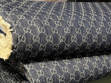 Load image into Gallery viewer, Exclusive Deep Indigo Designer Denim 100% Cotton.  1/4 Metre Price