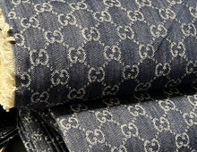 Load image into Gallery viewer, Exclusive Deep Indigo Designer Denim 100% Cotton.  1/4 Metre Price
