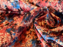 Load image into Gallery viewer, Blue &amp;  Dark Rose Shirting 100% Cotton.   1/4 Metre Price