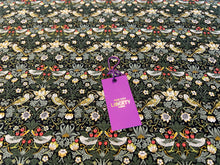 Load image into Gallery viewer, Strawberry Thief - Green Liberty of London Tana Lawn 100% Cotton.    1/4 Meter Price