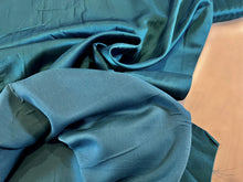 Load image into Gallery viewer, Teal Radiance 55% Cotton 45% Silk.  1/4 Metre Price