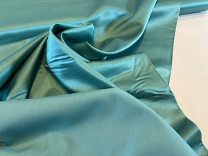 Turquoise Radiance 55% Cotton 45% Silk.  1/4 Metre Price