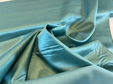 Load image into Gallery viewer, Turquoise Radiance 55% Cotton 45% Silk.  1/4 Metre Price