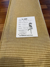 Load image into Gallery viewer, #1664 Gold Pinstripe 80% Cotton 10% Linen 10% Polyester Remnant