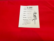 Load image into Gallery viewer, #1398 Canadian Red Cotton Sateen 97% Cotton 3% Spandex Remnant