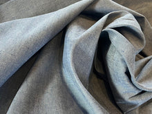 Load image into Gallery viewer, Whitewash Denim Look 50% Linen 50% Cotton  1/4 Metre Price
