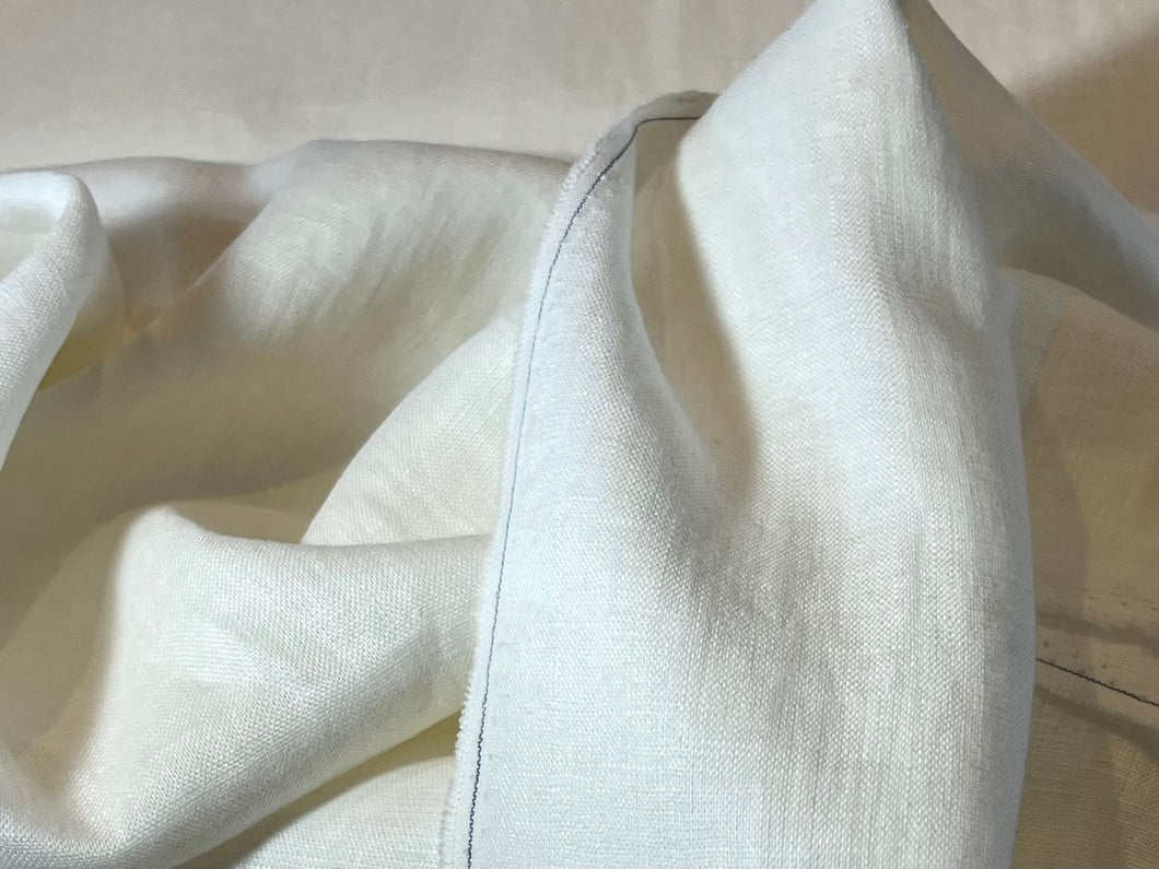 Ivory 100% Linen     1/4 Meter Price