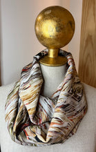 Load image into Gallery viewer, Fall Brushstrokes 100% Silk Scarf